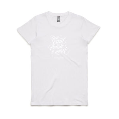 Can't Polish A Nerd t-shirt – women Thumbnail